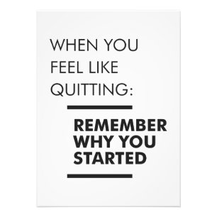 Remember Why You Started - Workout Inspirational Photo Print