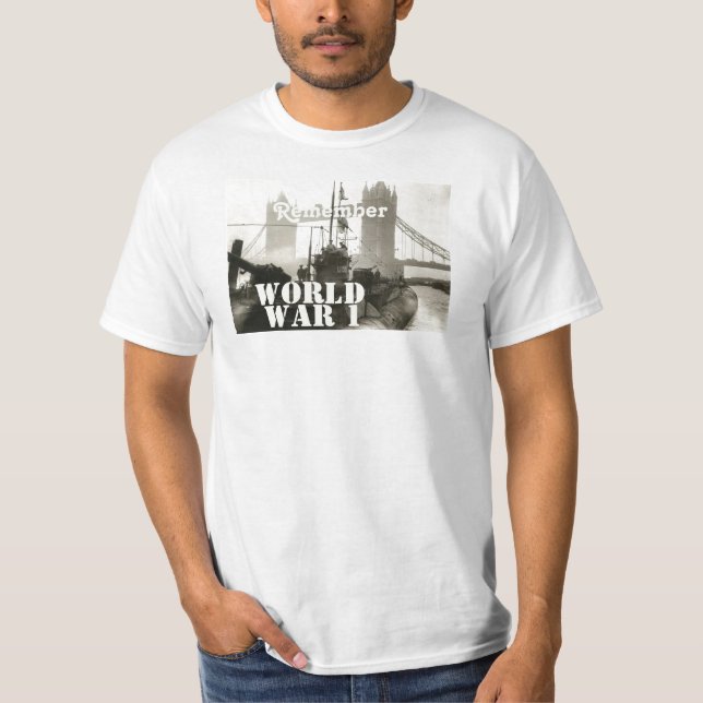 Remember World War 1 T-Shirt (Front)