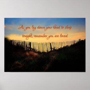 Remember you are loved, Inspirational Quote Poster