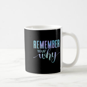Remember Your Why Gym Motivation Fitness Insration Coffee Mug