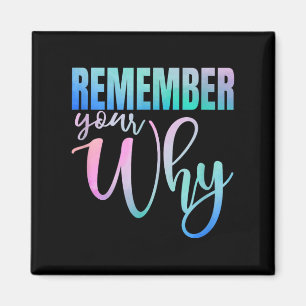 Remember Your Why Gym Motivation Fitness Insration Magnet