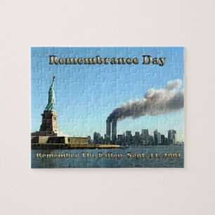 Rememberance Day 911 Sept. 11, 2001 Jigsaw Puzzle