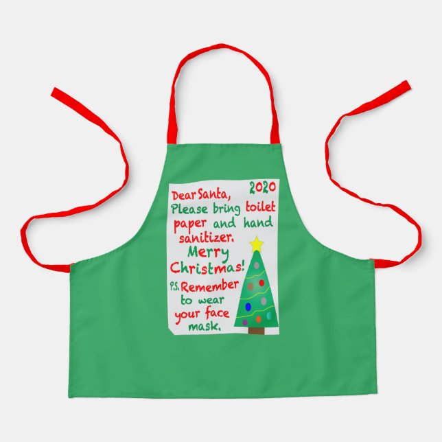 Remembering 2020 Christmas Apron (Front)