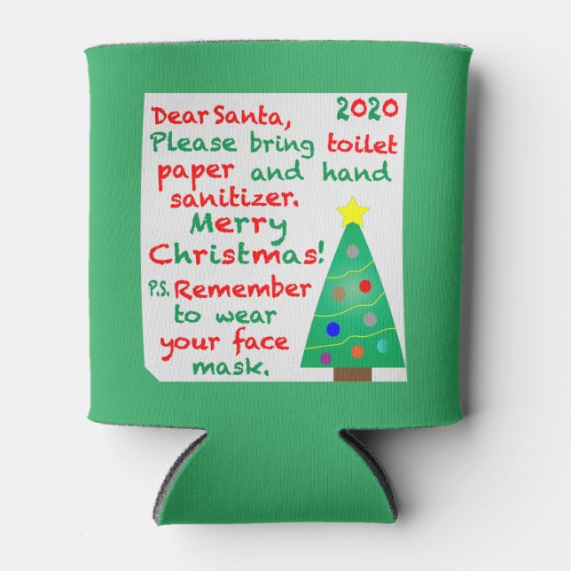 Remembering 2020 Christmas Can Cooler (Front)