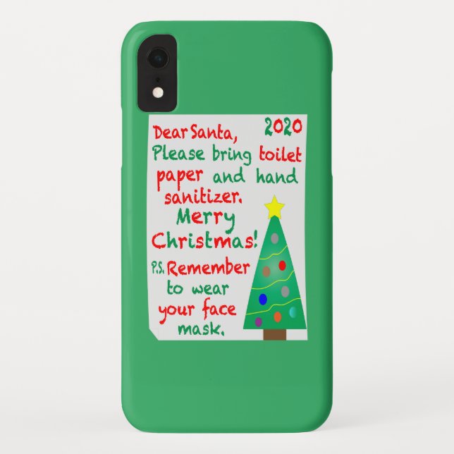 Remembering 2020 Christmas Case-Mate iPhone Case (Back)