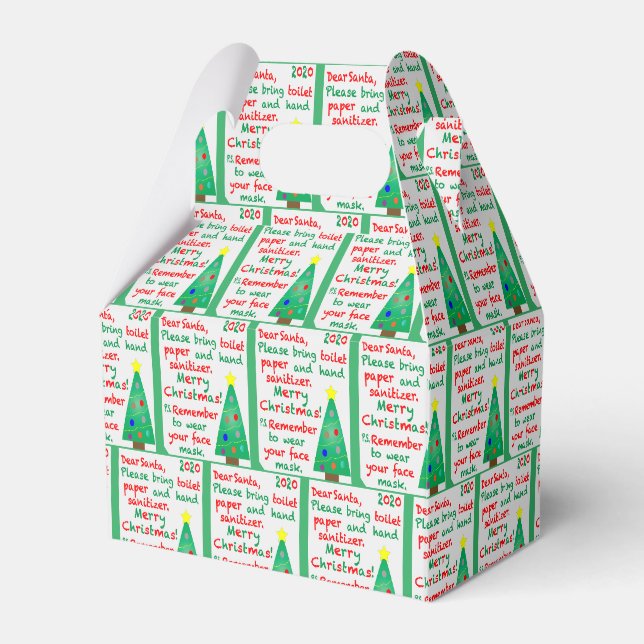 Remembering 2020 Christmas Favour Box (Front Side)