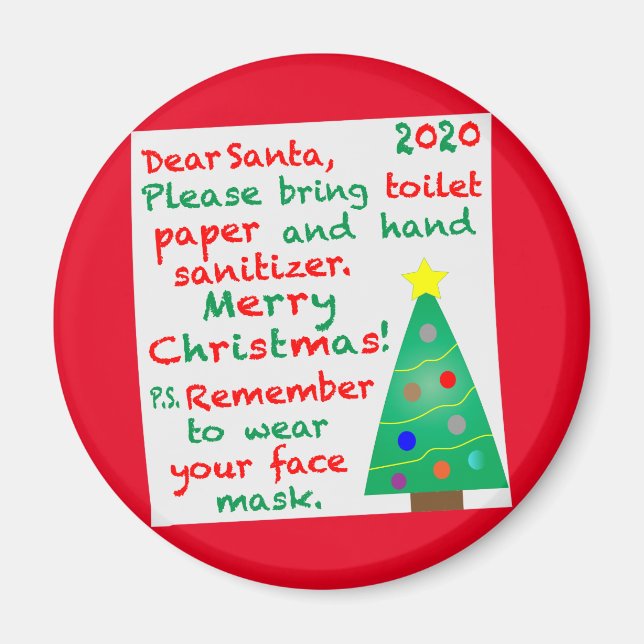 Remembering 2020 Christmas Magnet (Front)