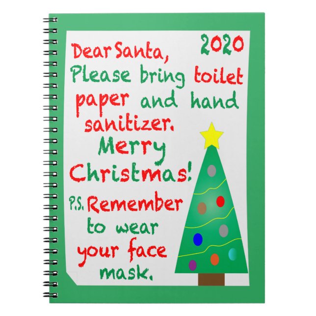 Remembering 2020 Christmas Notebook (Front)