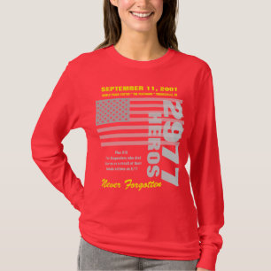 Remembering 9/11 - Double Sided T-Shirt