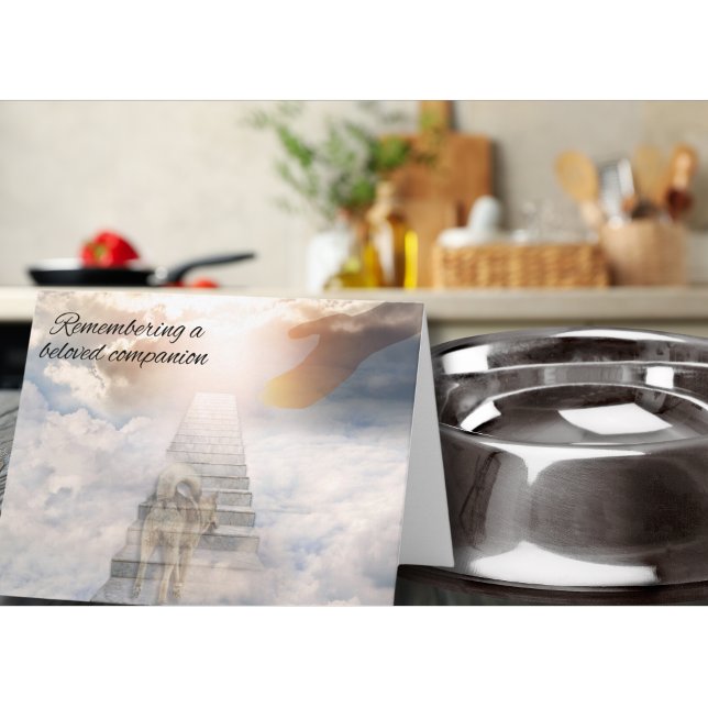 Remembering A Beloved Companion Dog Bereavement Card (Creator Uploaded)