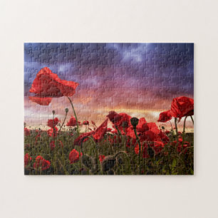 Remembering Field of Poppies Jigsaw Puzzle