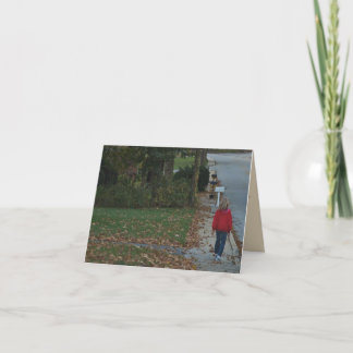 Remembering Friendship, note card