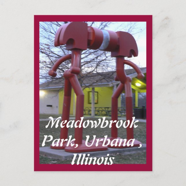 Remembering gold Urbana IL Postcard (Front)