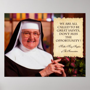 REMEMBERING MOTHER ANGELICA. POSTER