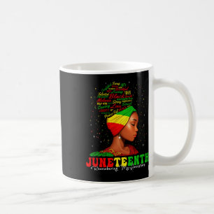Remembering My Ancestors 1865 Juneteenth Black Wom Coffee Mug