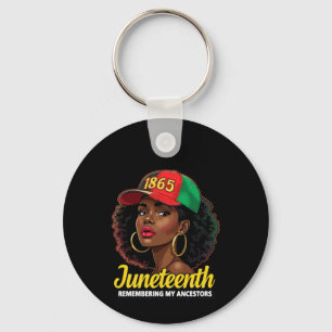 Remembering My Ancestors Juneteenth Black Month Key Ring