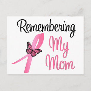 Remembering My Mum - Breast Cancer Awareness Postcard