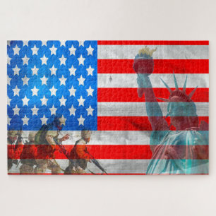 Remembering our Vetrans world war Two Jigsaw Puzzl Jigsaw Puzzle