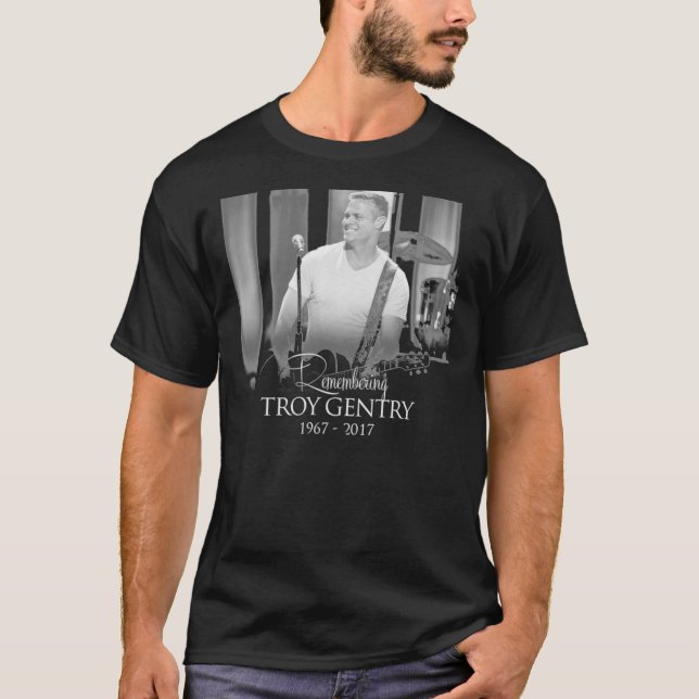Remembering Troy Gentry &amp; Montgomery Premium T T-Shirt (Front)