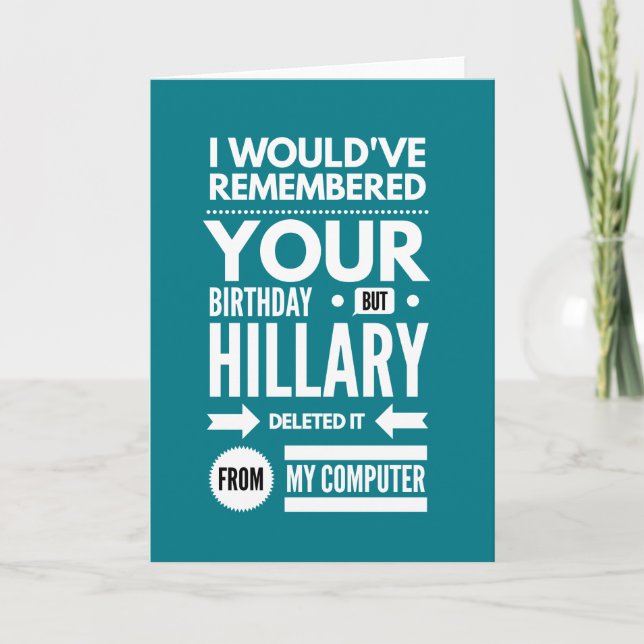 Remembering Your Birthday Card (Front)