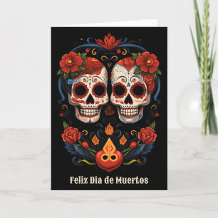 🌹Remembrance Blooms: Dia de Muertos Tribute 🌹 Holiday Card