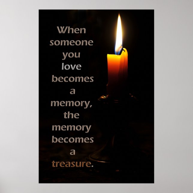 Remembrance Candle Poster (Front)