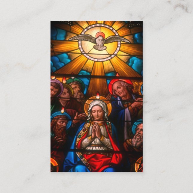 Remembrance Confirm Confirmation Dove Holy Card -- (Front)