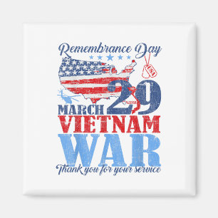 Remembrance Day March 29 Vietnam War Us Army Veter Magnet