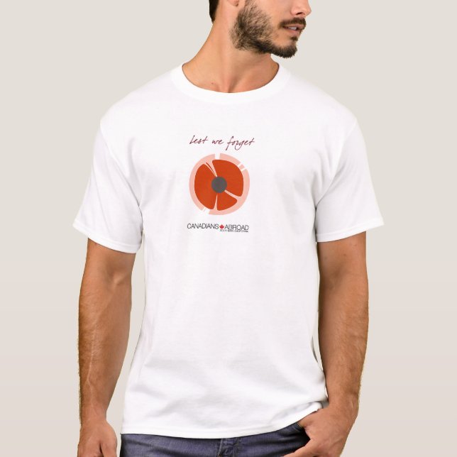Remembrance Day Poppy Graphic 1 T-Shirt (Front)