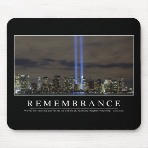 Remembrance: Inspirational Quote Mouse Pad