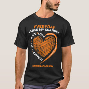 Remembrance Loving Memory Of My Grandpa Leukemia A T-Shirt
