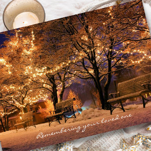 Remembrance Memorial Sympathy Christmas Holiday Card