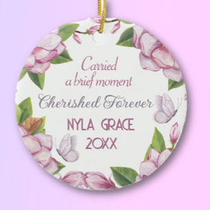 Remembrance Miscarriage, stillborn keepsake   Ceramic Ornament