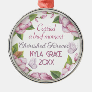 Remembrance Miscarriage, stillborn keepsake   Metal Ornament