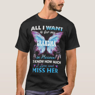 Remembrance My Grandma Lives In Heaven, Memory Los T-Shirt