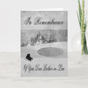 Remembrance Of Brother-in-Law At Christmas Card