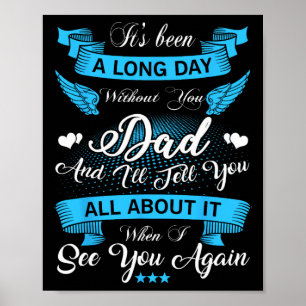 Remembrance Of Dad Memory Of My Father In Heaven A Poster