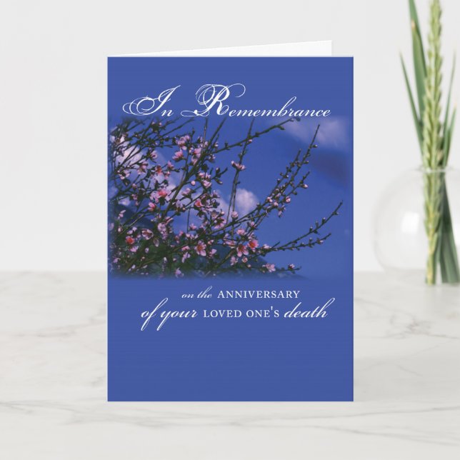 Remembrance on Anniversary Card (Front)