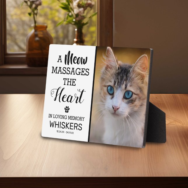 Remembrance Photo Memorial Pet Plaque (Creator Uploaded)