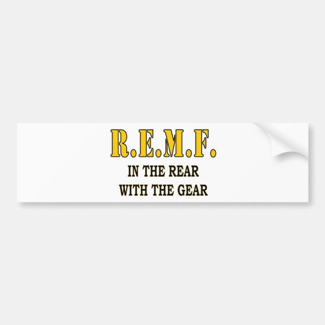 REMF BUMPER STICKER (Front)
