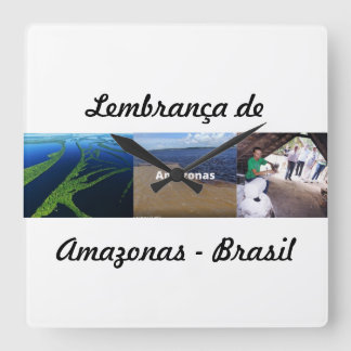 reminder from Amazonas Square Wall Clock