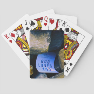 Reminder of God's Love For You. Christian Faith Playing Cards