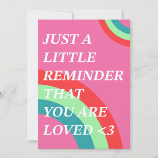 Reminder That You Are Loved Holiday Card