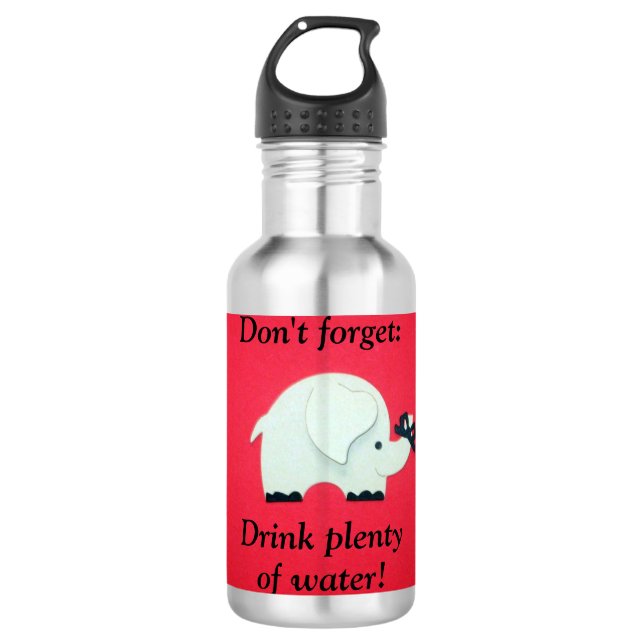 Reminder to drink water 710 ml water bottle (Front)