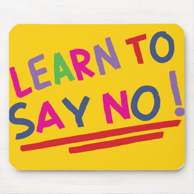 Reminder to say no mouse pad (Front)