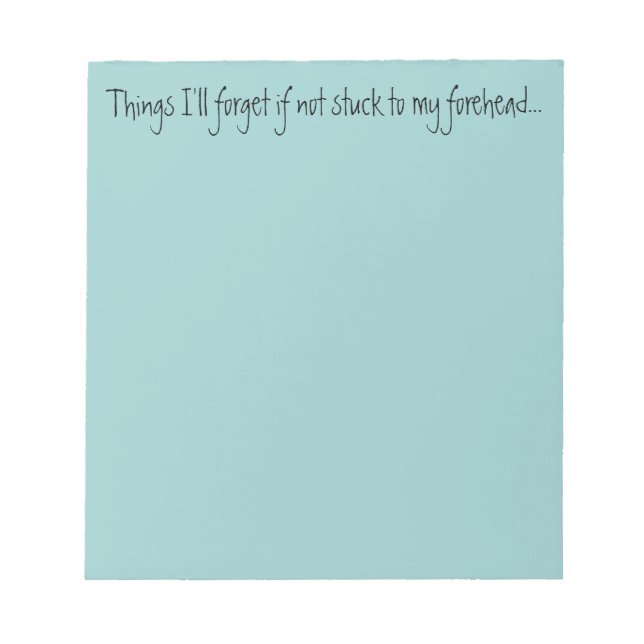 Reminders on Notepads (Front)