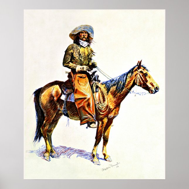 Remington - Arizona Cowboy, 1901 Poster (Front)