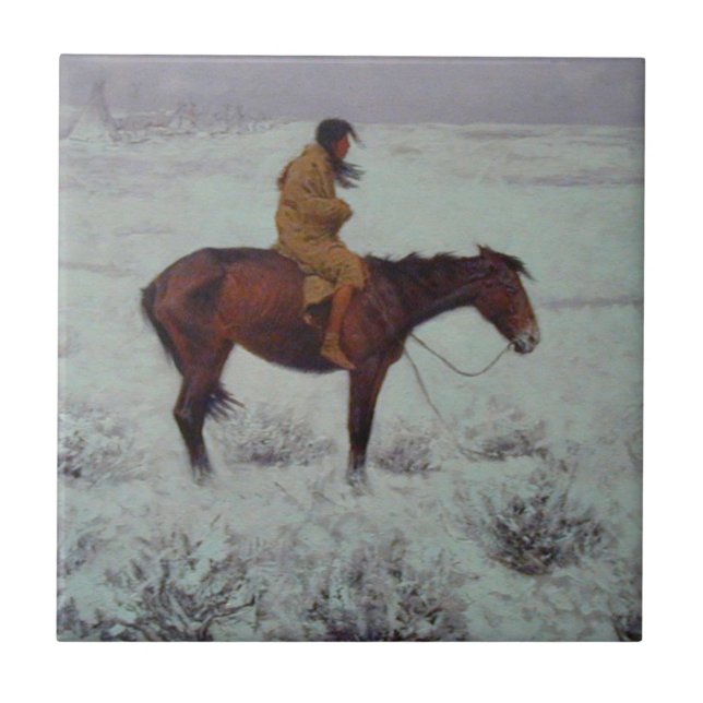 Remington - Night Ceramic Tile (Front)