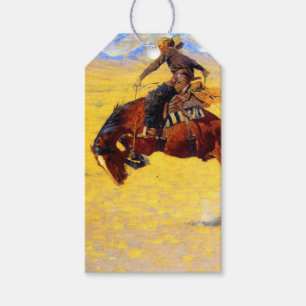 Remington Old West Horse and Cowboy Gift Tags