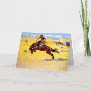 Remington Old West Horse and Cowboy Invitation